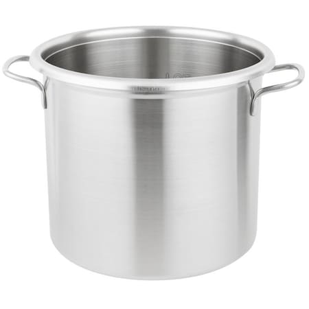 Vollrath Co Vollrath Tri-Ply Stainless Steel Stock Pot, 77580, 12 Quart Capacity, 9-1/2" Depth 77580